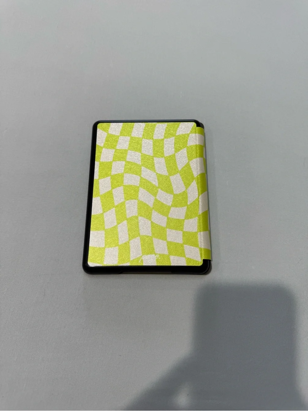 Page the Shop Good Girl Vol. 1 Kindle Case Lime Green Checkerboard